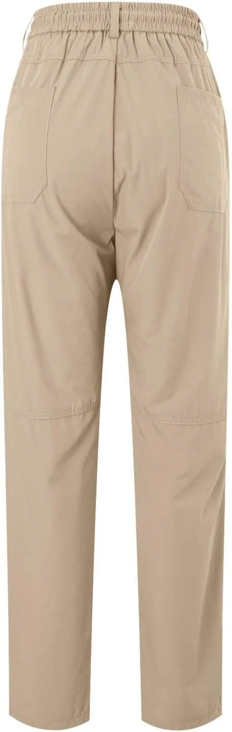 Mens Slacks Casual Pants Stretch Loose Fit Hiking Work Pants w/Multi Pocket Mencomfy Lightweight Construction Pants
