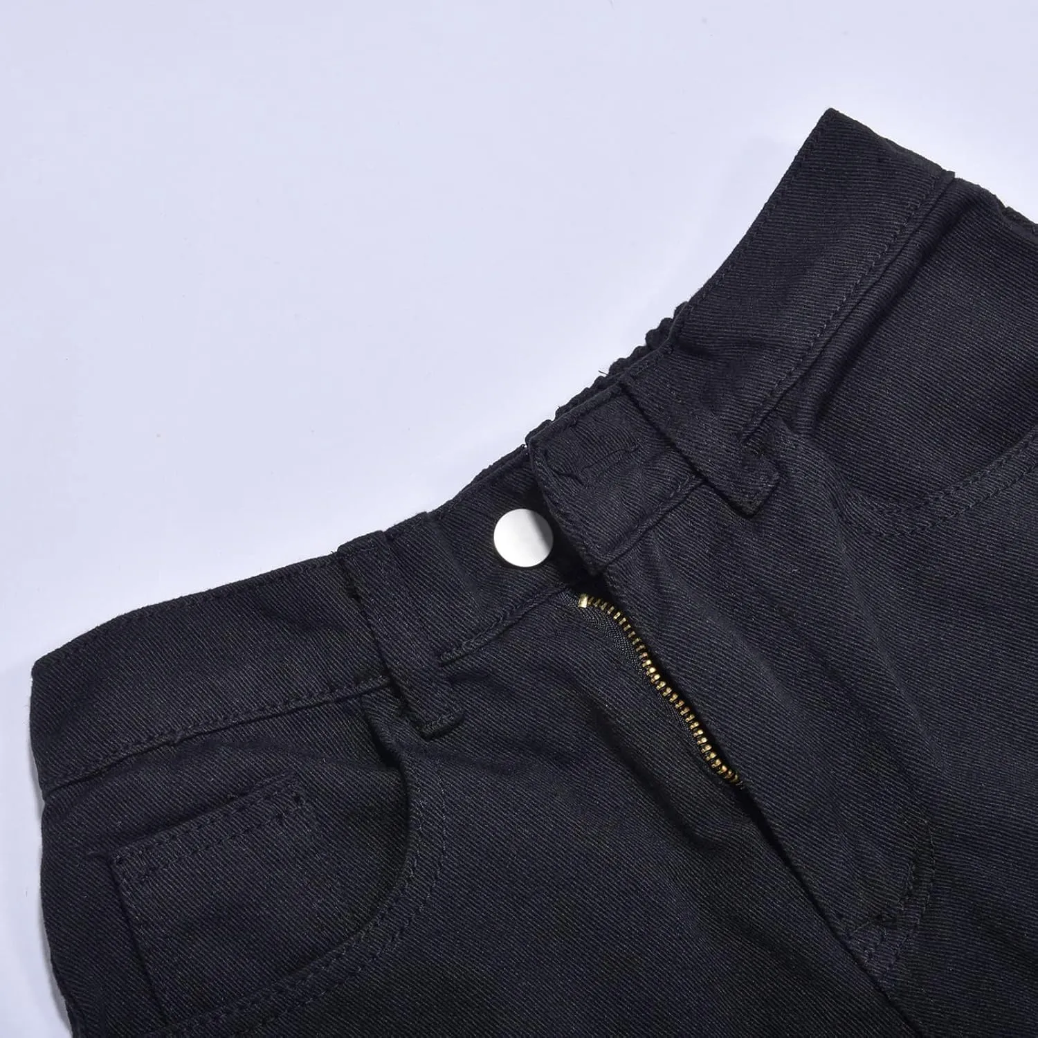 Mens Slim Fit Boot Cut Jeans Denim Straight Leg Relaxed Fit Jeans for Men Washed Old Loose Fashion Casual Jeans Mens