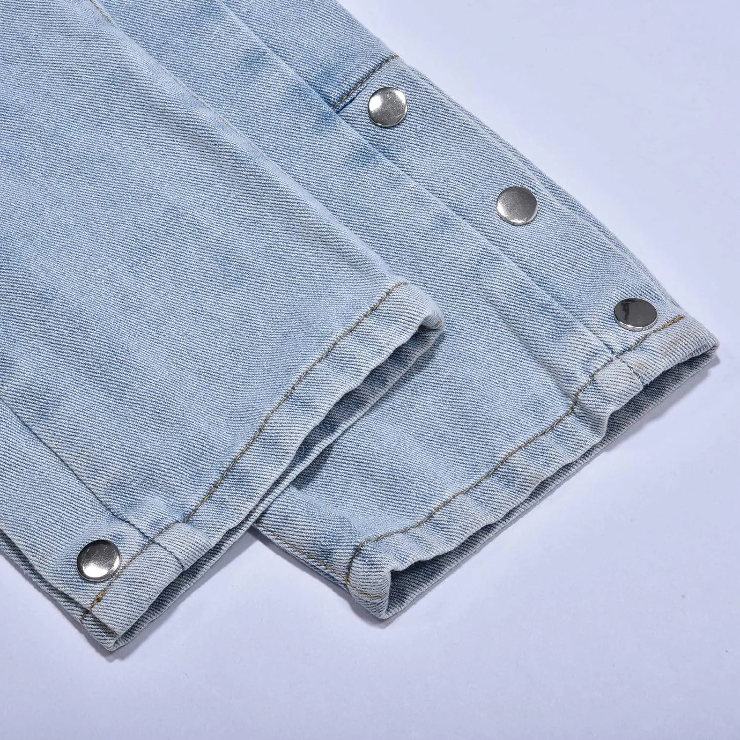 Mens Slim Fit Boot Cut Jeans Denim Straight Leg Relaxed Fit Jeans for Men Washed Old Loose Fashion Casual Jeans Mens