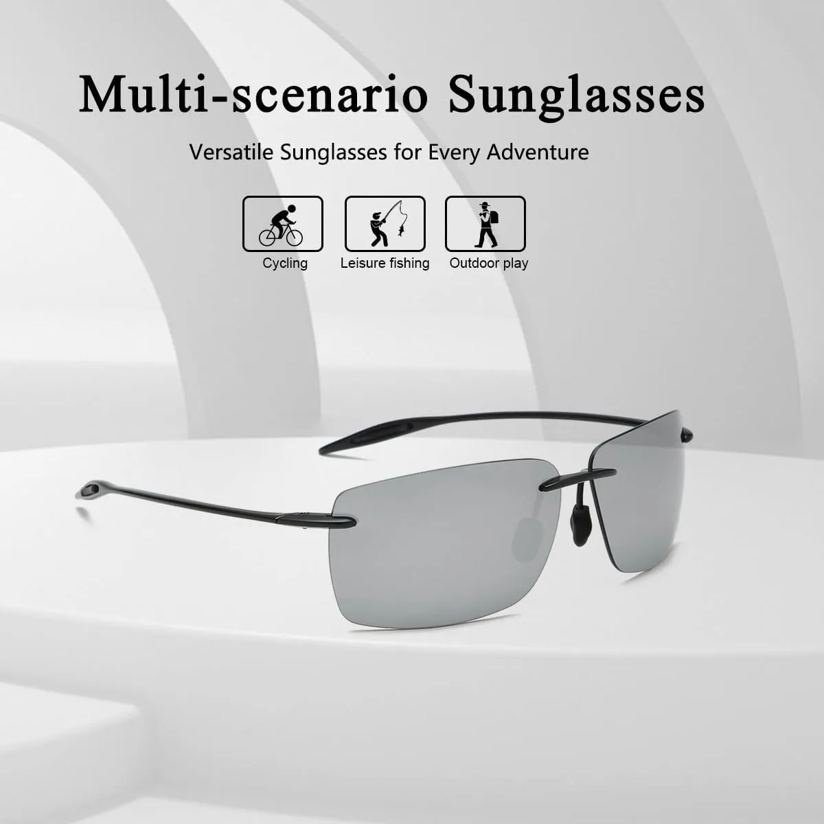 Mens Sunglasses Polarized Frameless z87 Safety Sun Glasses For Women UV400 Anti Glare Mirror Mztrix Bex Sunglasses