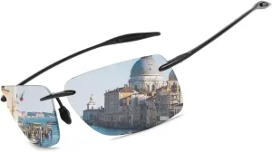 Mens Sunglasses Polarized Frameless z87 Safety Sun Glasses For Women UV400 Anti Glare Mirror Mztrix Bex Sunglasses