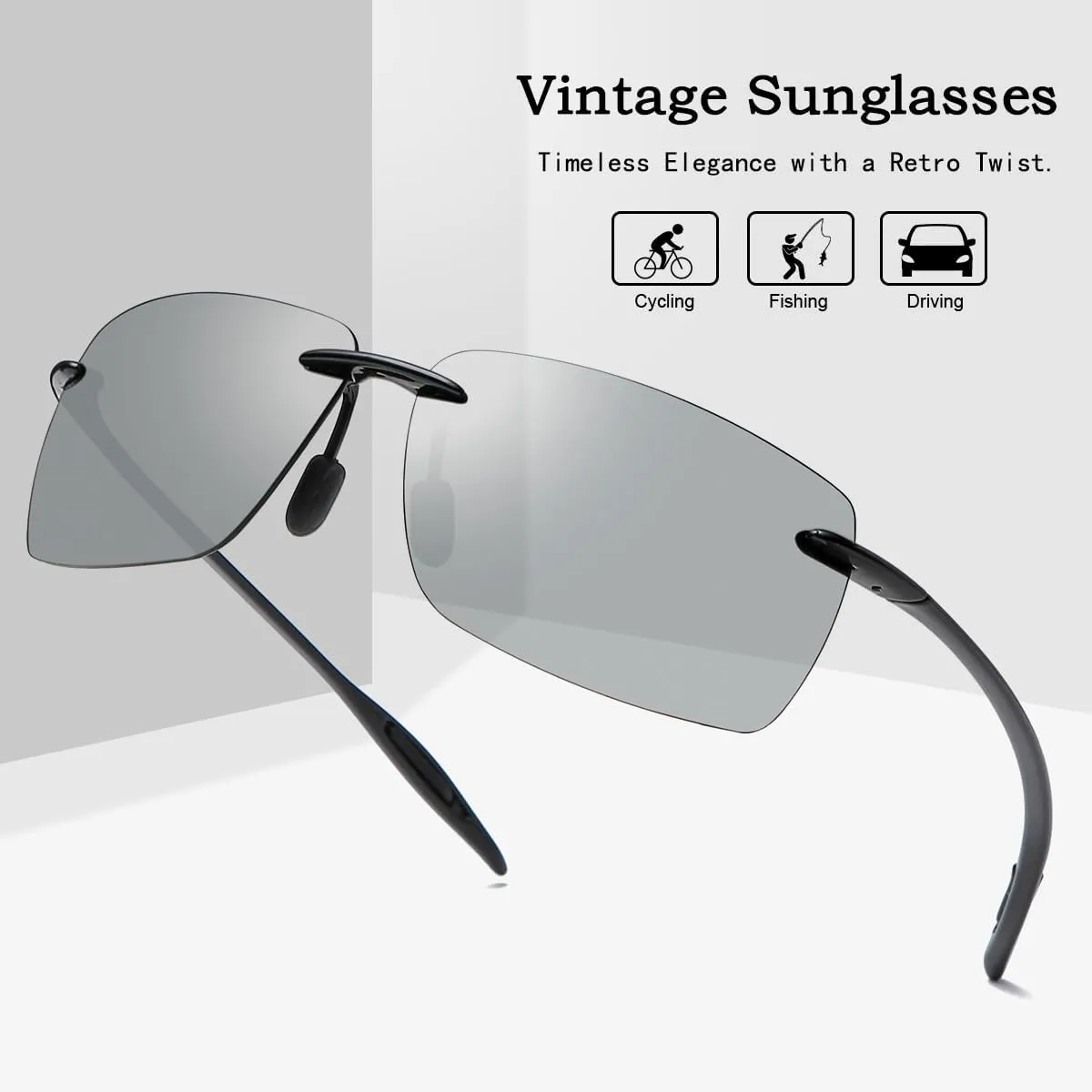 Mens Sunglasses Polarized Frameless z87 Safety Sun Glasses For Women UV400 Anti Glare Mirror Mztrix Bex Sunglasses