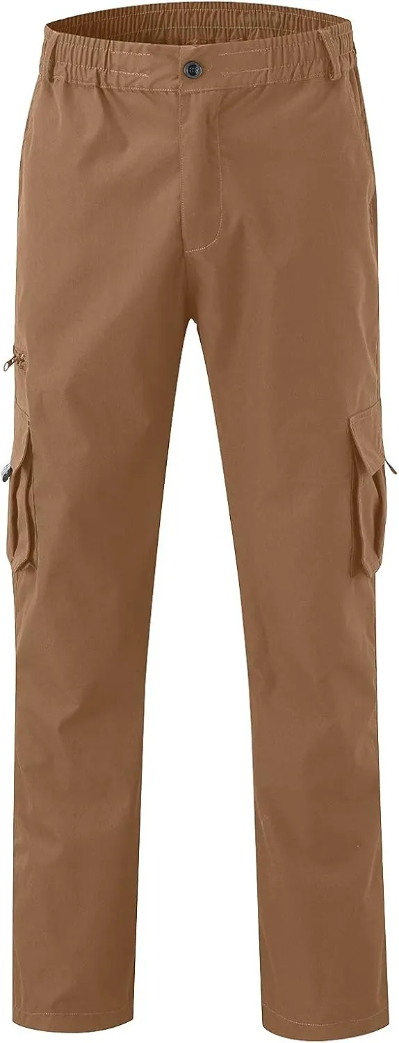Mens Sweatpants with Pockets Big and Tall Pants Men's Tech Fleece Active Athletic Casual Open Bottom Cargo Sweatpants