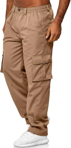 Mens Sweatpants with Pockets Big and Tall Pants Men's Tech Fleece Active Athletic Casual Open Bottom Cargo Sweatpants