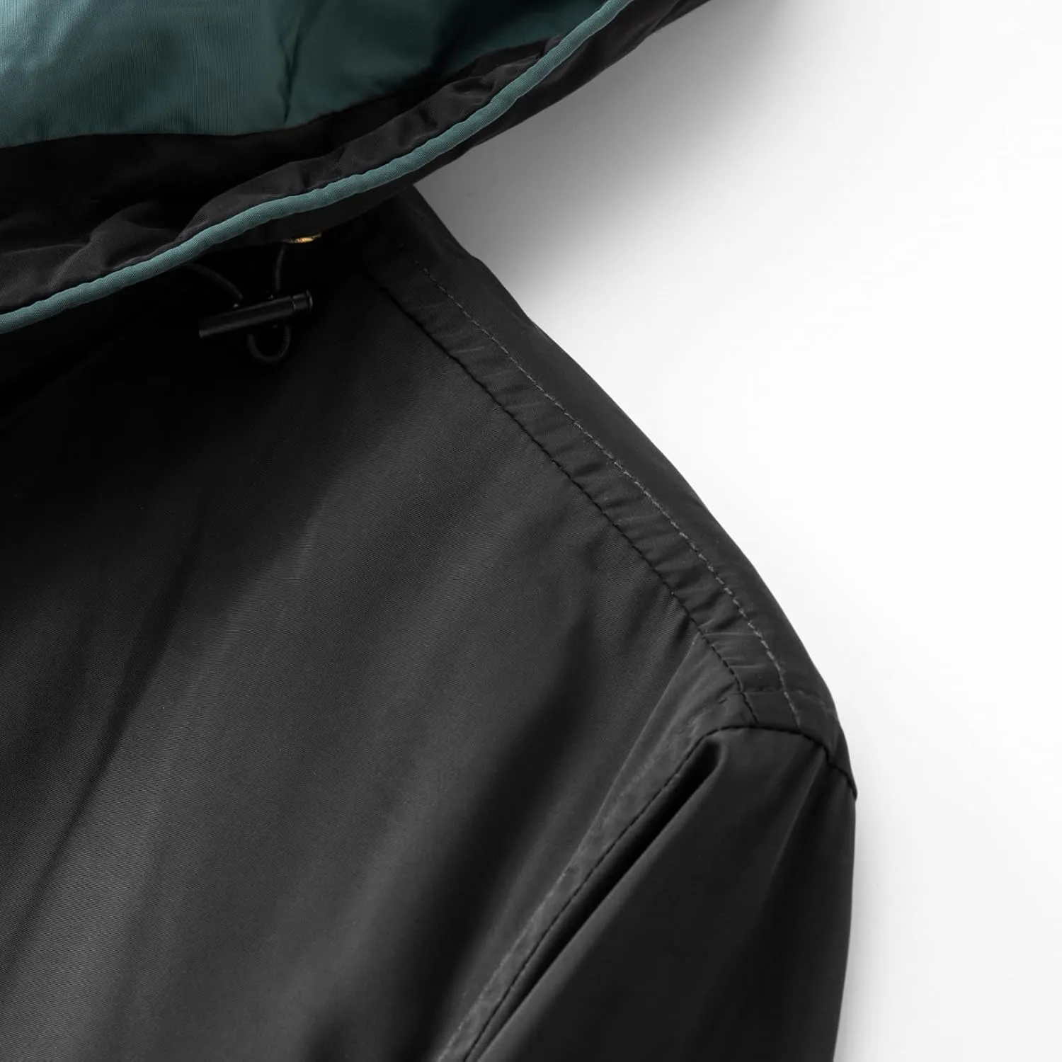 Mens Windproof Jacket Zip Up Hooded Waterproof Windbreakers Loose Lightweight Coats Raincoat Activewear for Hiking