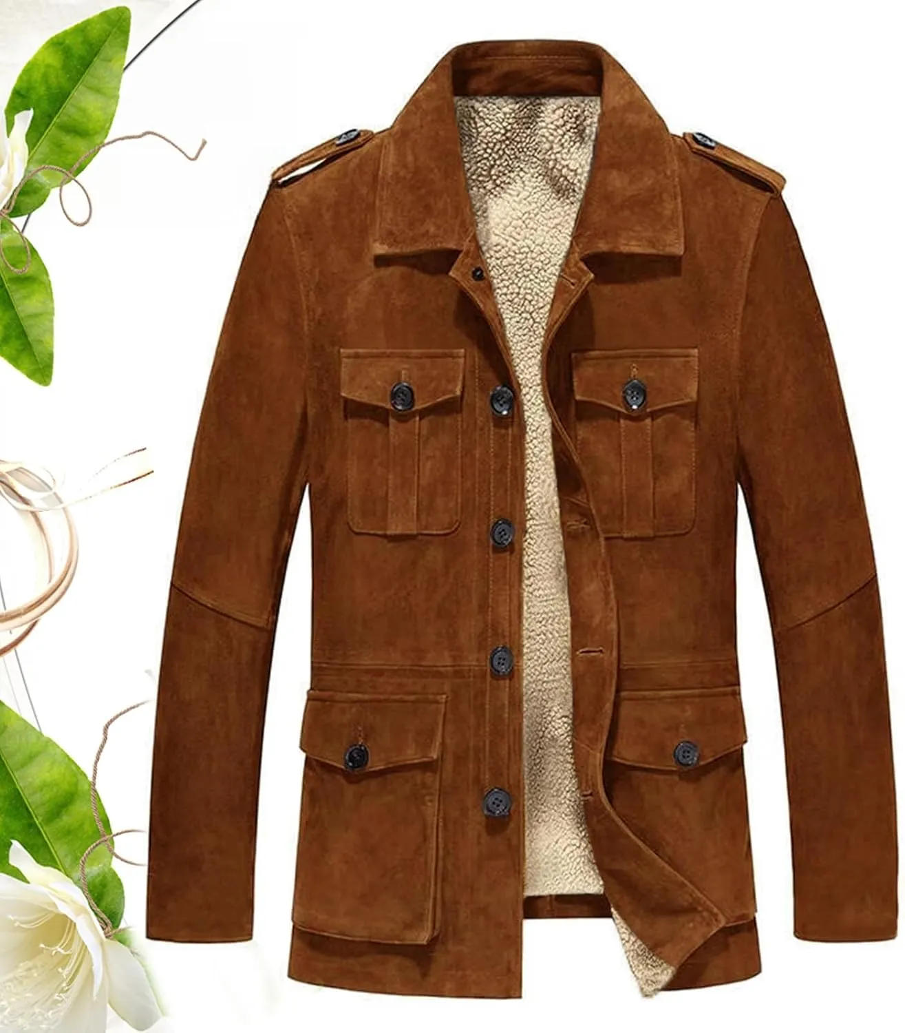 Men's Winter Thicken Coat Thermal Puffer Parka Lapel Solid Jacket Leisure Breathable Stand Winter Warm Coat