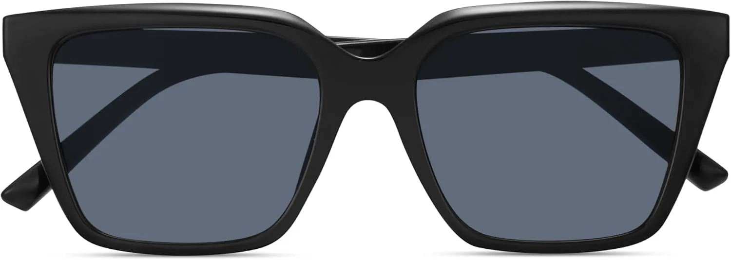 miyya Cat Eye Sunglasses for Women, Trendy Polarized Sunglasses Women, Retro Sun Glasses 2025, UV Protection Shades