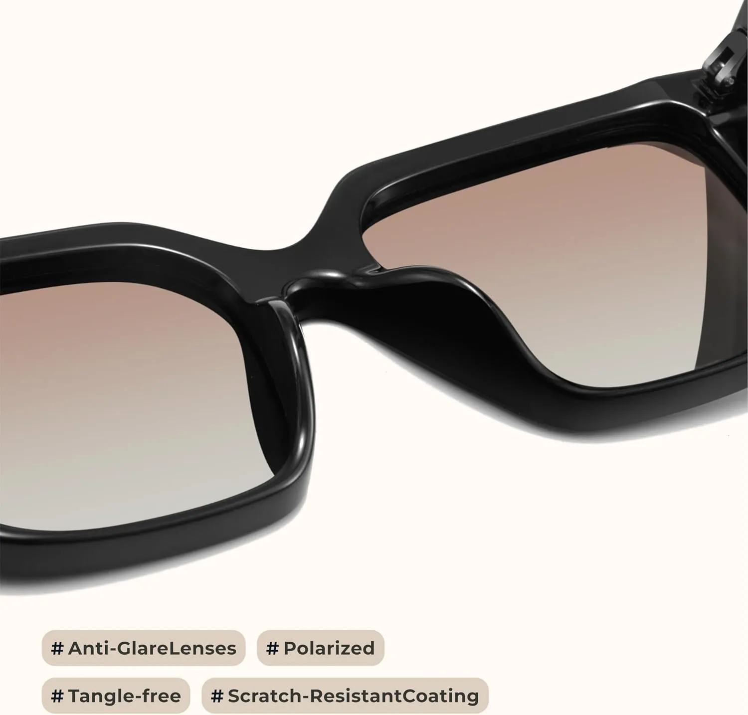 miyya Cat Eye Sunglasses for Women, Trendy Polarized Sunglasses Women, Retro Sun Glasses 2025, UV Protection Shades