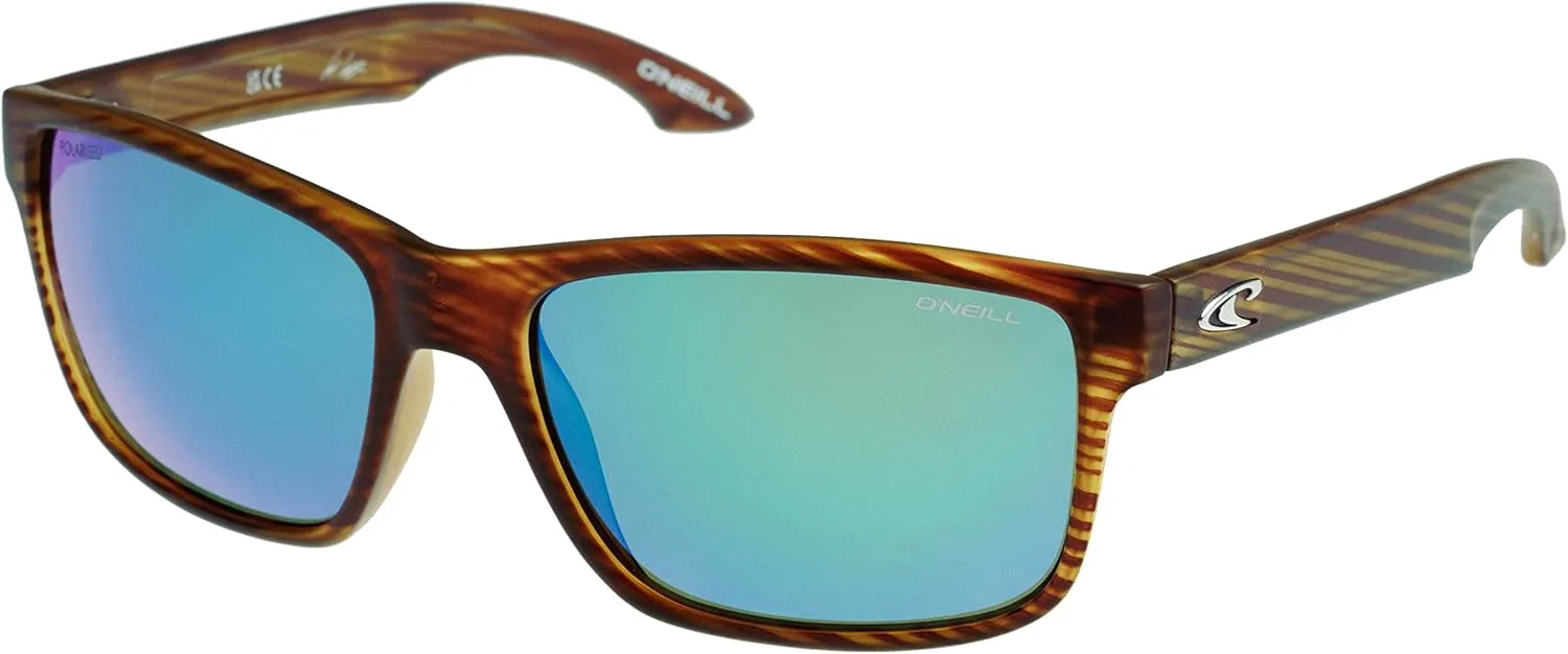 O'NEILL SeaLo 2.0 Polarized Square Sunglasses for Men, 57 mm, UVA UVB Protection