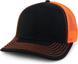Oversize XXL Low Profile Two Tone Mesh Back Trucker Baseball Cap