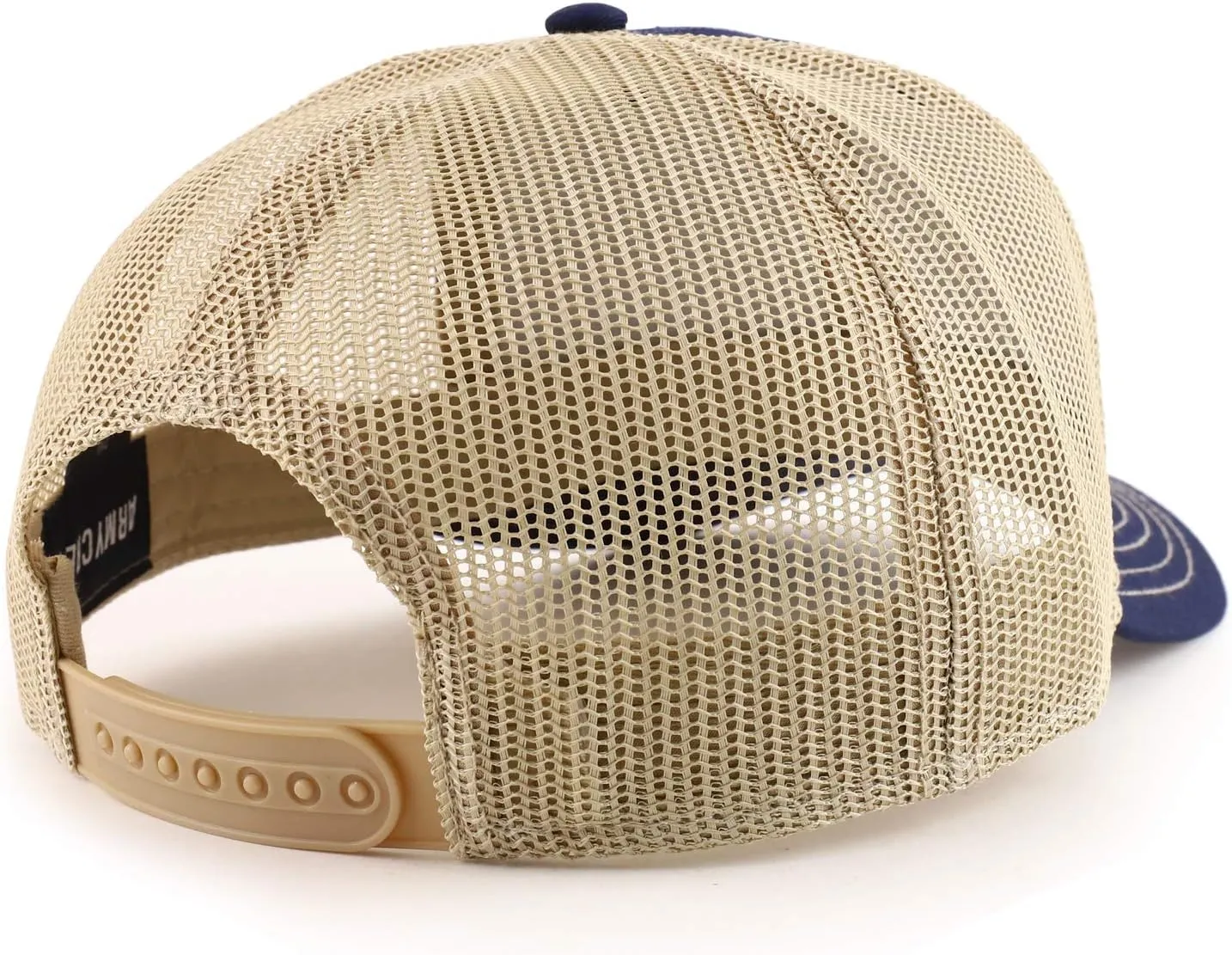 Oversize XXL Low Profile Two Tone Mesh Back Trucker Baseball Cap