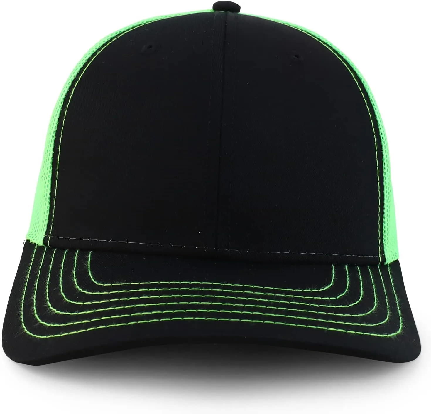 Oversize XXL Low Profile Two Tone Mesh Back Trucker Baseball Cap