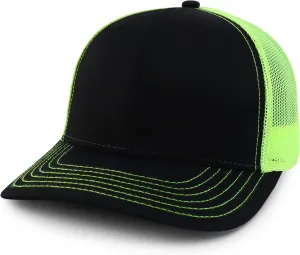 Oversize XXL Low Profile Two Tone Mesh Back Trucker Baseball Cap