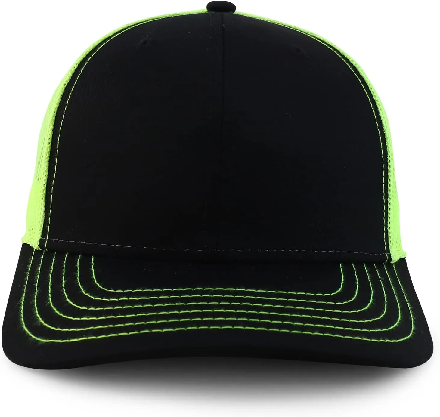 Oversize XXL Low Profile Two Tone Mesh Back Trucker Baseball Cap
