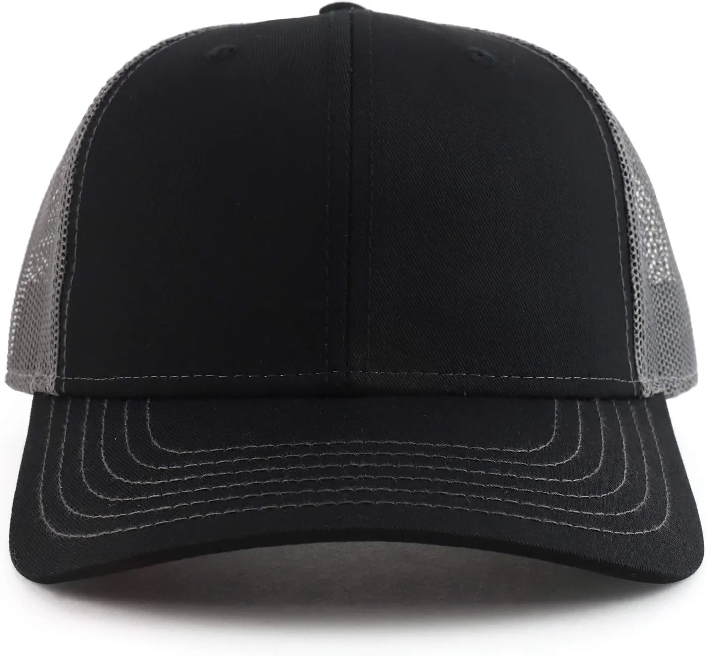 Oversize XXL Low Profile Two Tone Mesh Back Trucker Baseball Cap