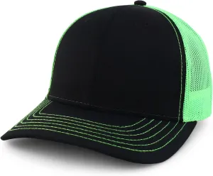 Oversize XXL Low Profile Two Tone Mesh Back Trucker Baseball Cap