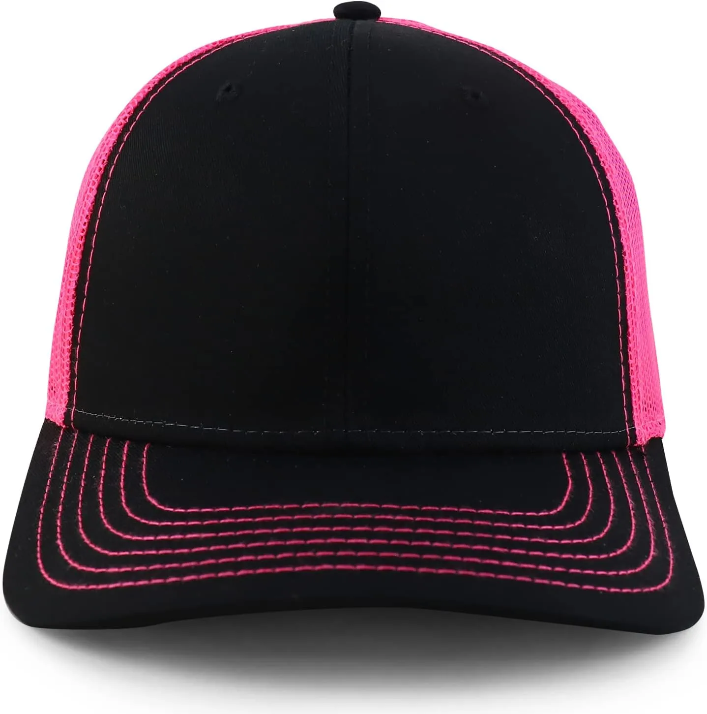 Oversize XXL Low Profile Two Tone Mesh Back Trucker Baseball Cap