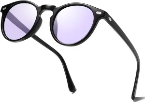 Photochromic Polarized Sunglasses For Men Women UV Protection Round Clear Driving Glasses Anti Glare Eyewear Glasses