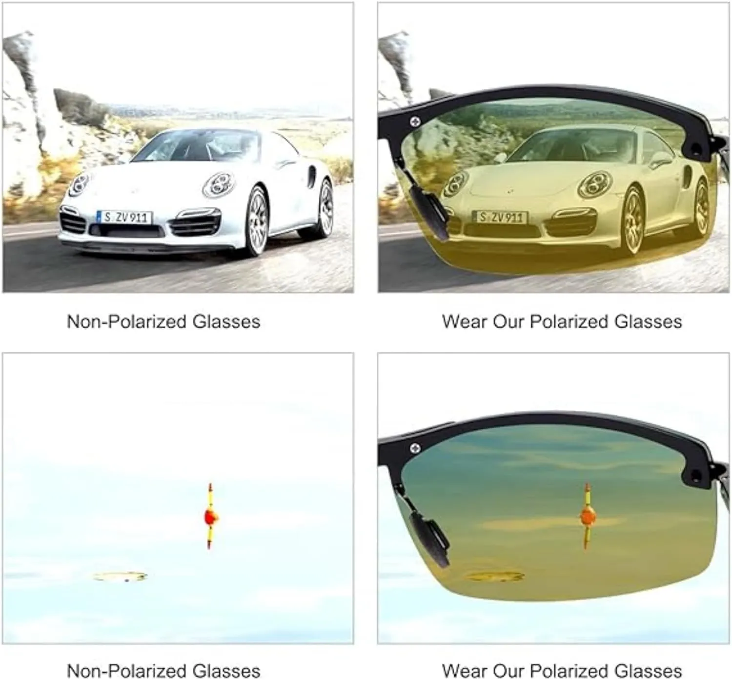 Polarized Photochromic Sunglasses For Men And Women Night Vision Glasses For Driving Cycling UV400 Transition Shades
