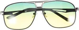 Polarized Sports Sunglasses Night Driving Glasses for Men Women Glare Reduction
