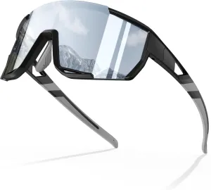Polarized Sunglasses for Men, Sport Sunglasses Men,UV400 Protection for Running Fishing Driving Baseball Cycling