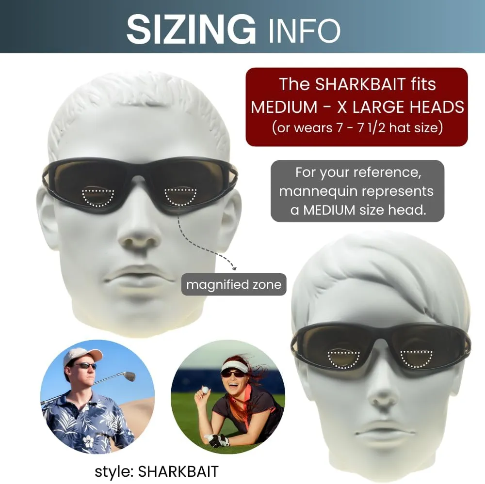 proSPORT Fishing Polarized Bifocal Sunglass Mens Anti-Glare Side Shield Fisherman