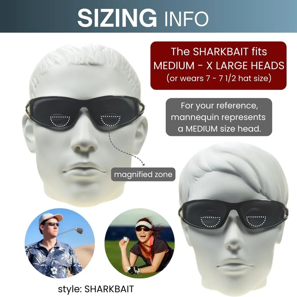 proSPORT Fishing Polarized Bifocal Sunglass Mens Anti-Glare Side Shield Fisherman