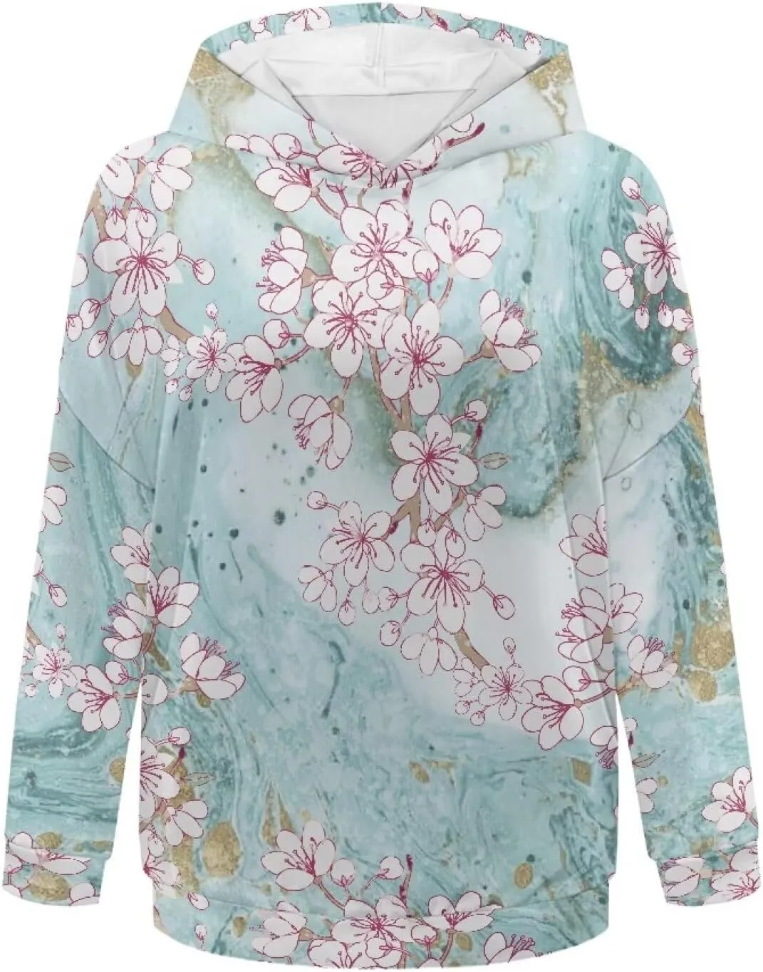 Pullover Hoodies for Women Lightweight Thin Sweatshirts Long Sleeve Tops