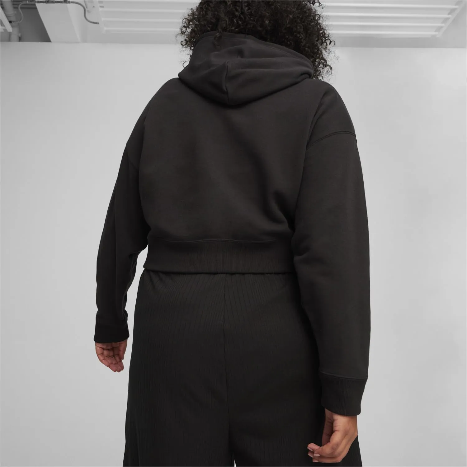 PUMA Women's Better Classics French Terry Cropped Hoodie (Available in Plus Sizes)