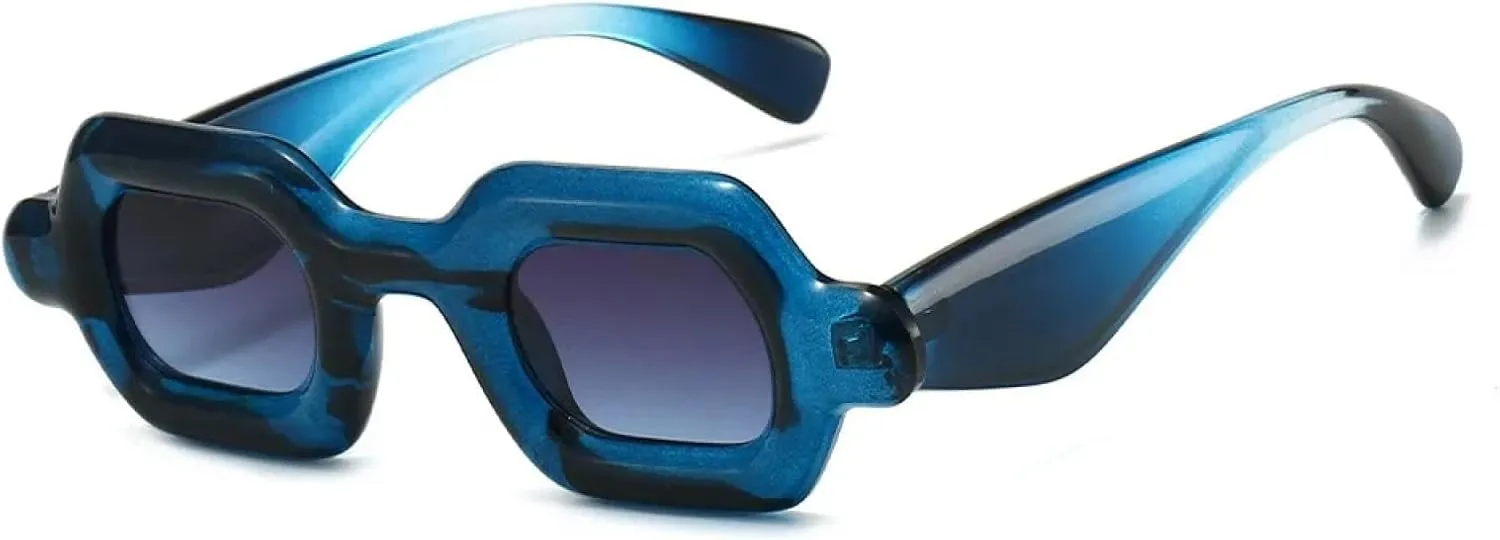 Punk Sunglasses Women Men Frame Uv400 Shades Beach Eyewear