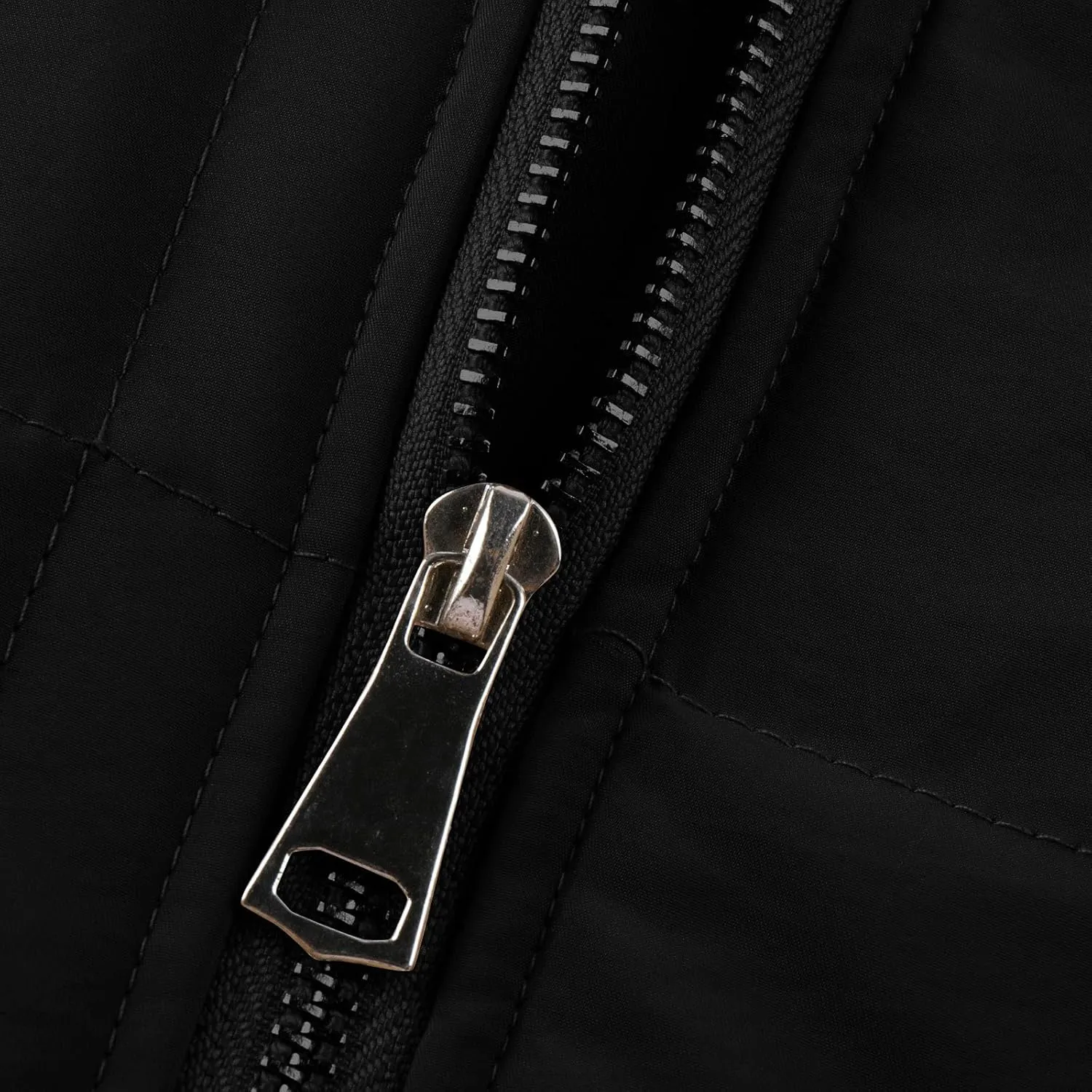 Quilted Jackets for Women Long Sleeve Zip Up Jacket Coat Loose Fit Puffer Jackets Winter Warm Outwear with Pockets