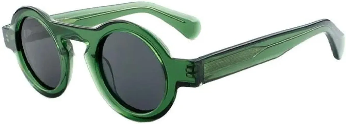 Retro Acetate Sunglasses Polarized Men Woman Frame Goggles Eyewear Uv400