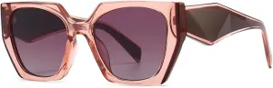 Retro Cat Eye Sunglasses Women Fashion Clear Gradient Shades Uv400 Men Sun Glasses