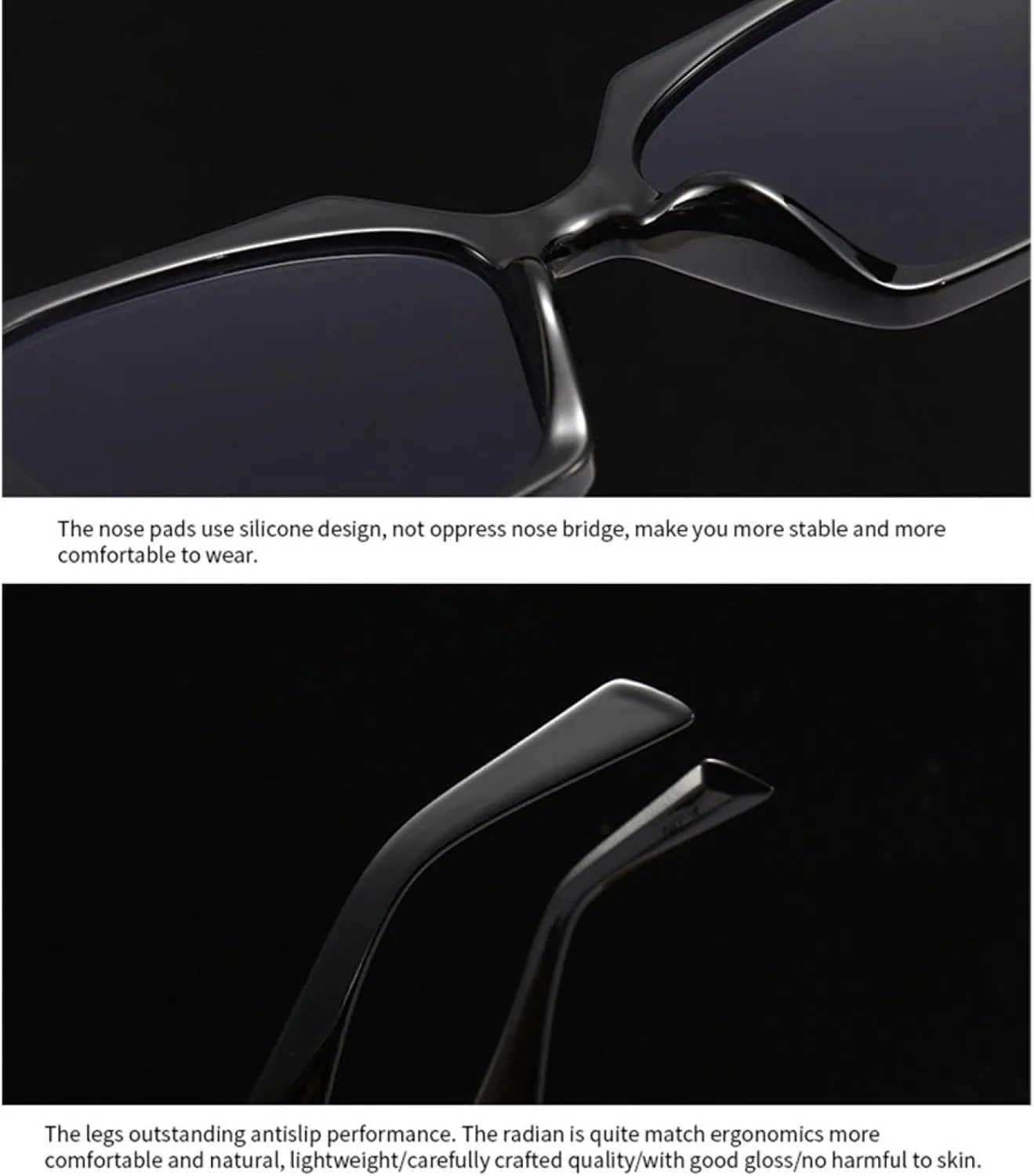 Retro Cat Eye Sunglasses Women Fashion Clear Gradient Shades Uv400 Men Sun Glasses
