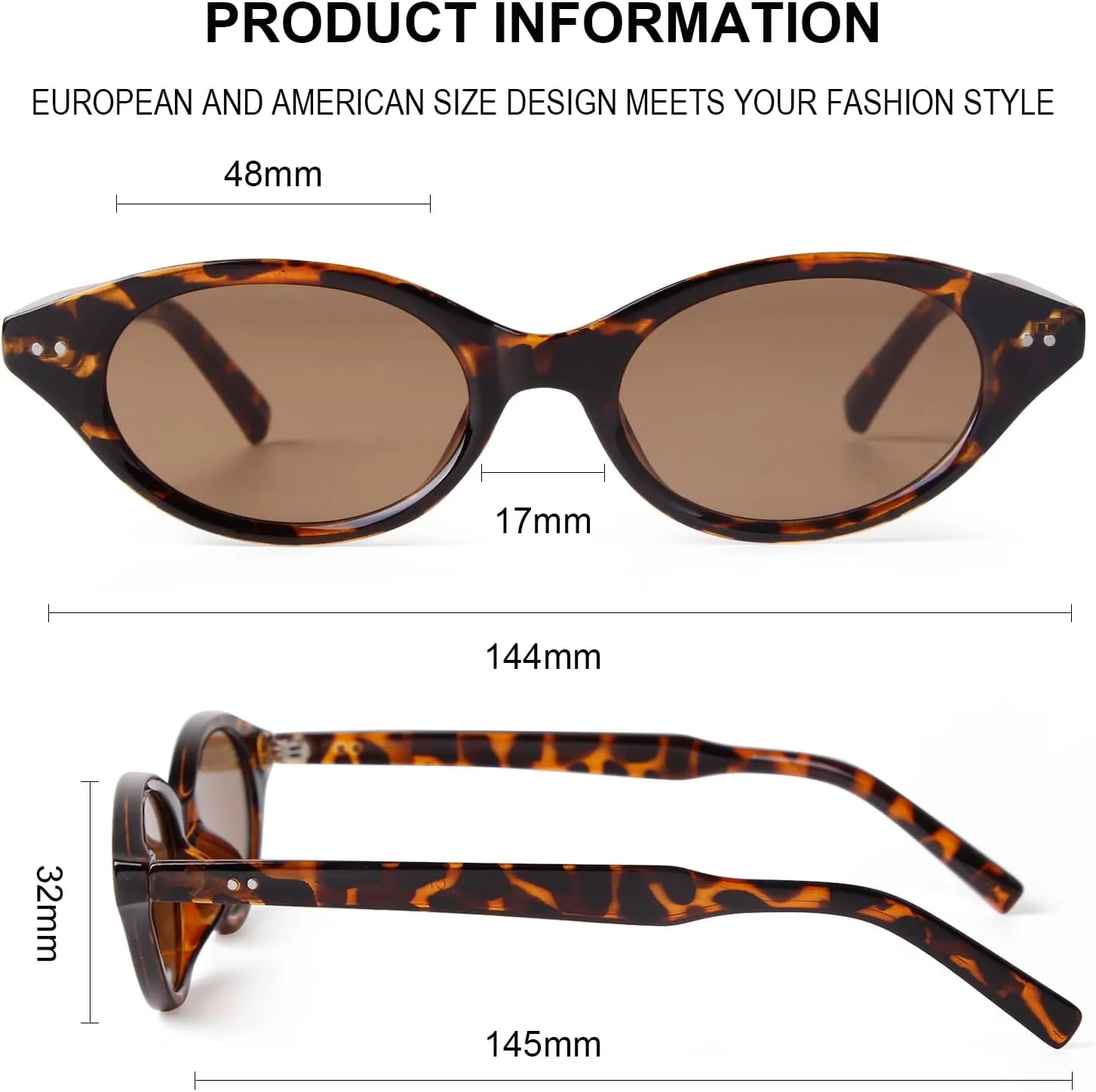 Retro Oval Sunglasses for Women Men Vintage 90s Trendy Y2K Narrow Cat Eye Chic Rivets Deco UV Protection Sun Glasses