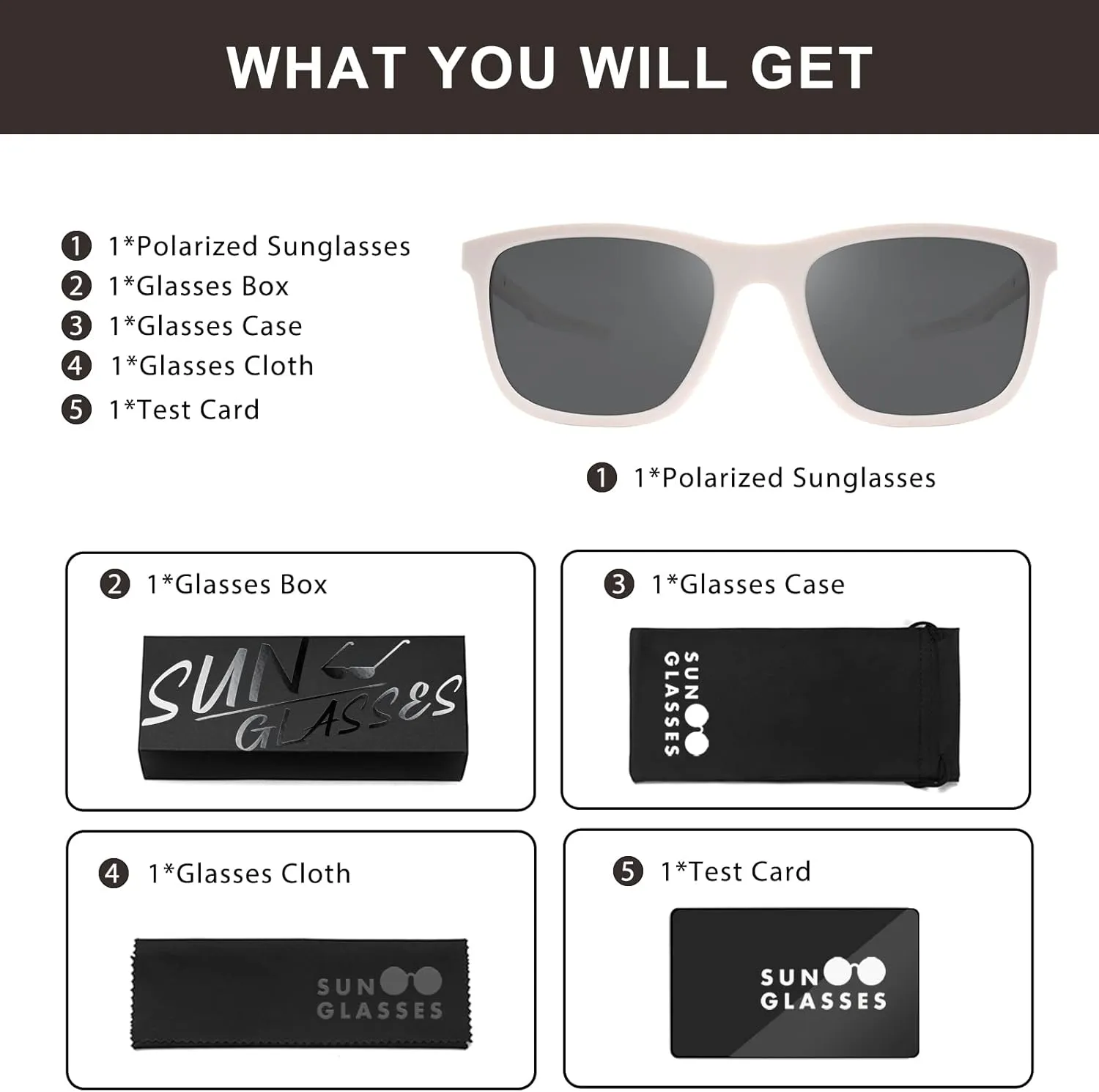 Retro Polarized Sunglasses For Men Women,Square Sport Sun Glasses Shades Shady Rays for Fishing UV Protection