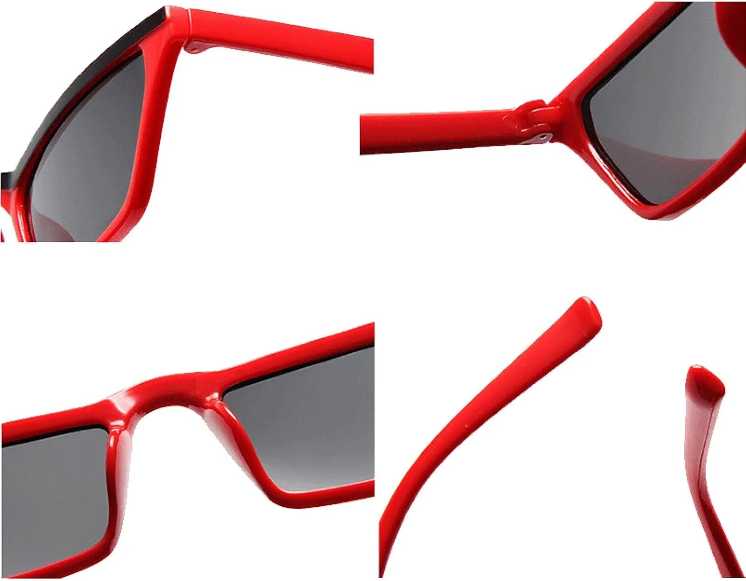 Retro Small Sunglasses Women Cat Eye Sun Glasses Men Vintage Fashion Cool Shades Red Yellow