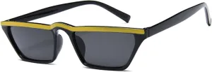 Retro Small Sunglasses Women Cat Eye Sun Glasses Men Vintage Fashion Cool Shades Red Yellow