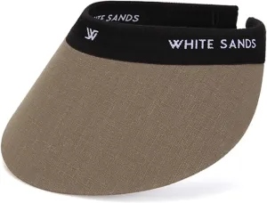 Reversible Linen Sun Cap Two-Tone Sun Visor CHAMELA