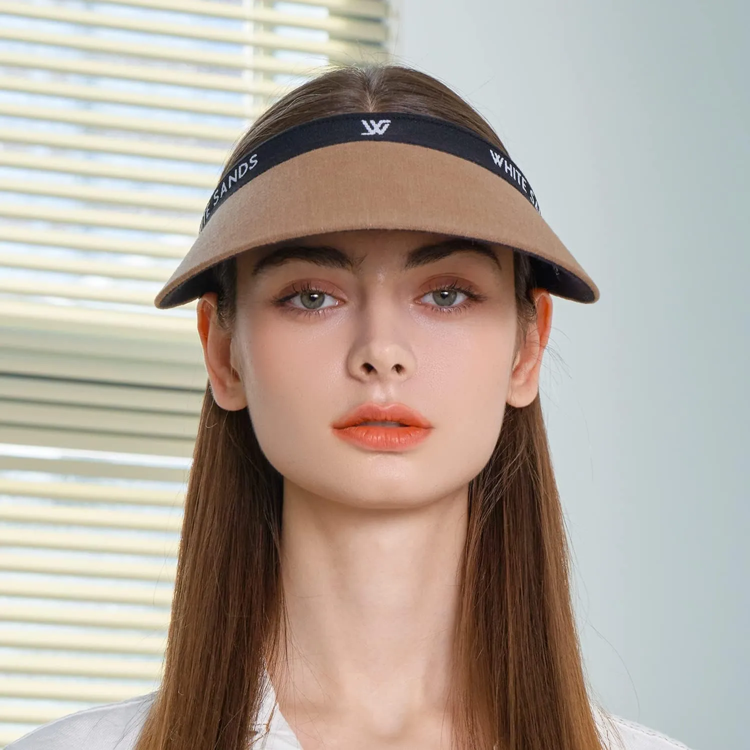 Reversible Linen Sun Cap Two-Tone Sun Visor CHAMELA