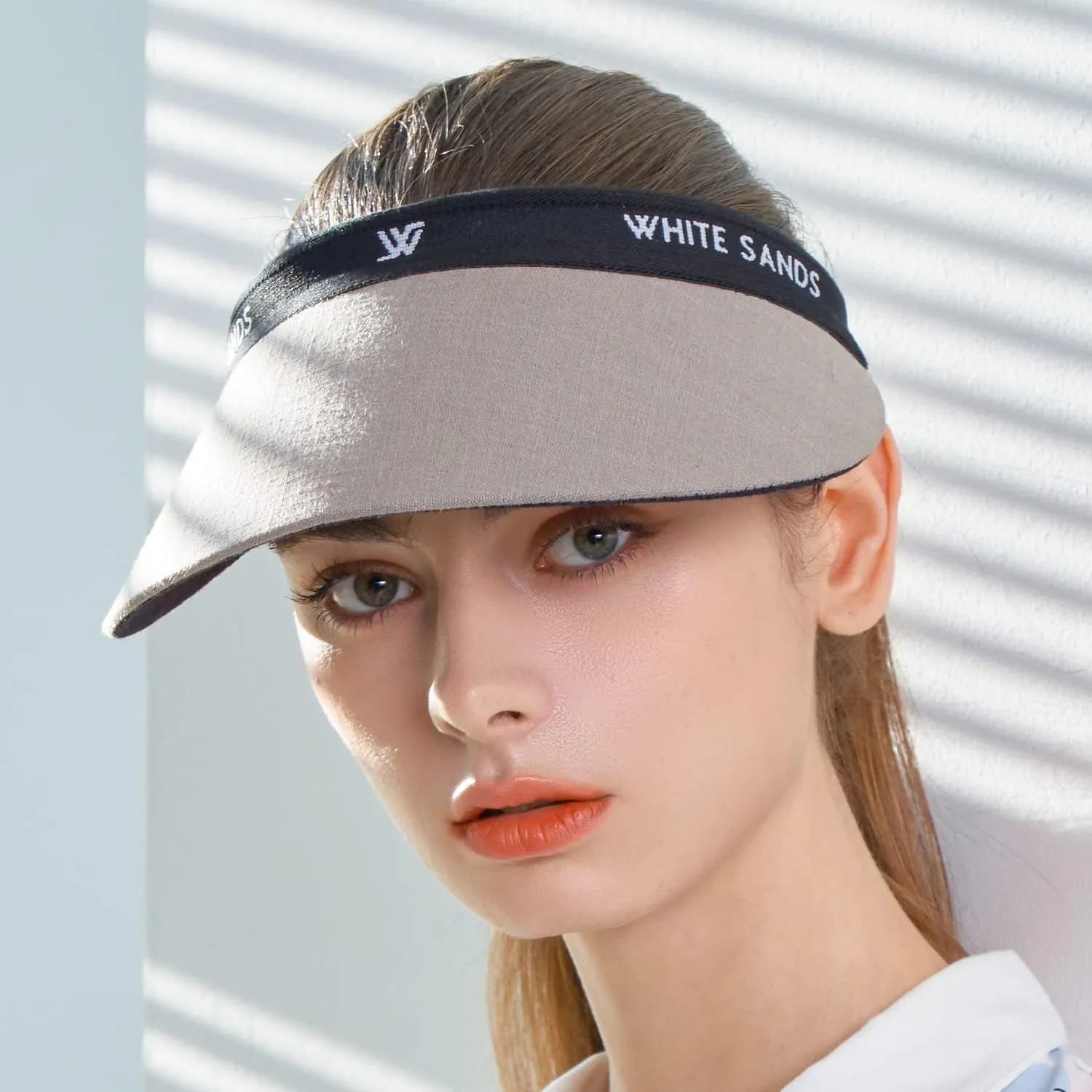 Reversible Linen Sun Cap Two-Tone Sun Visor CHAMELA