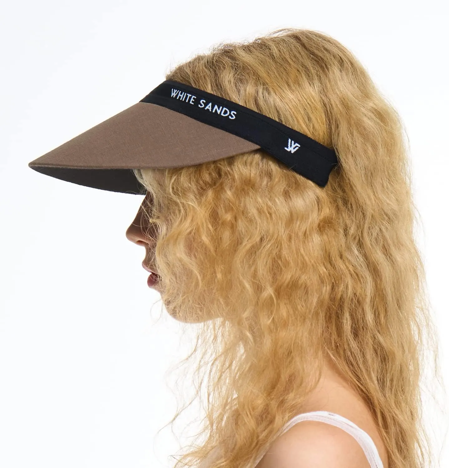 Reversible Linen Sun Cap Two-Tone Sun Visor CHAMELA
