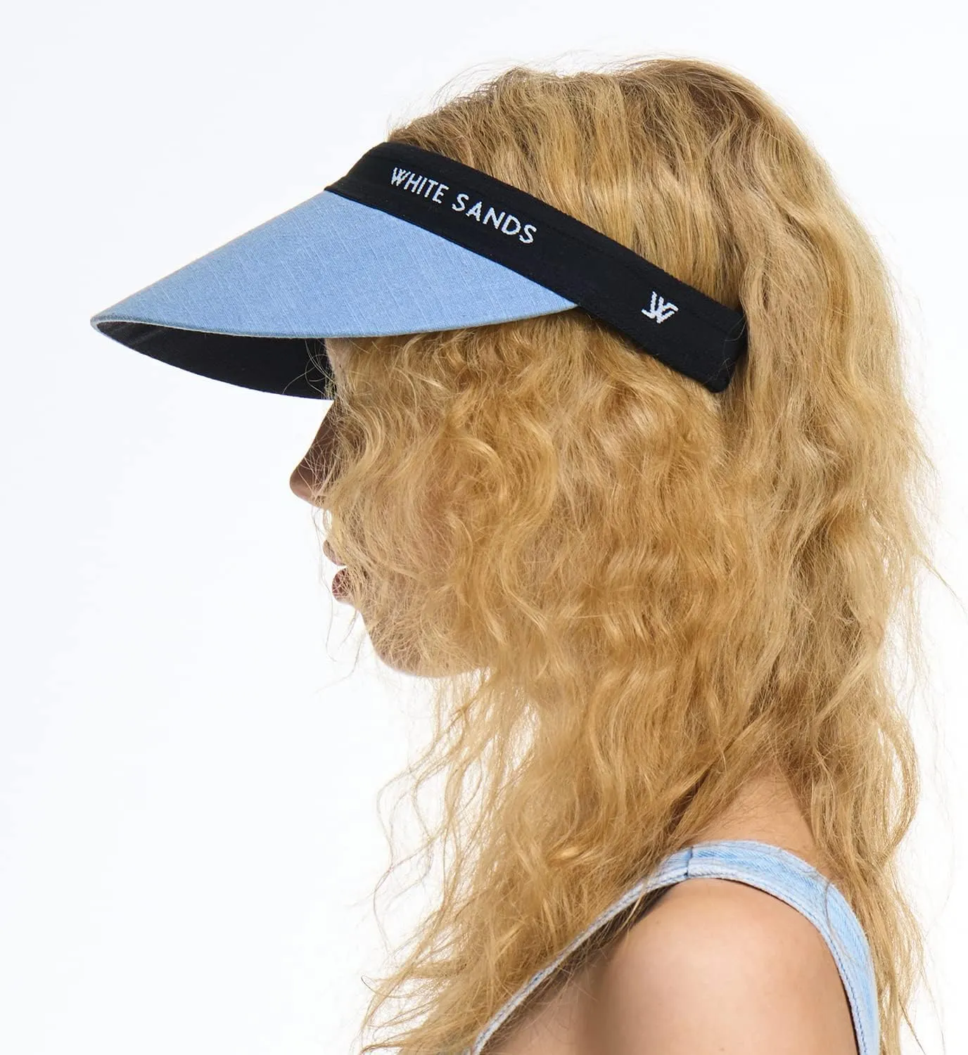 Reversible Linen Sun Cap Two-Tone Sun Visor CHAMELA