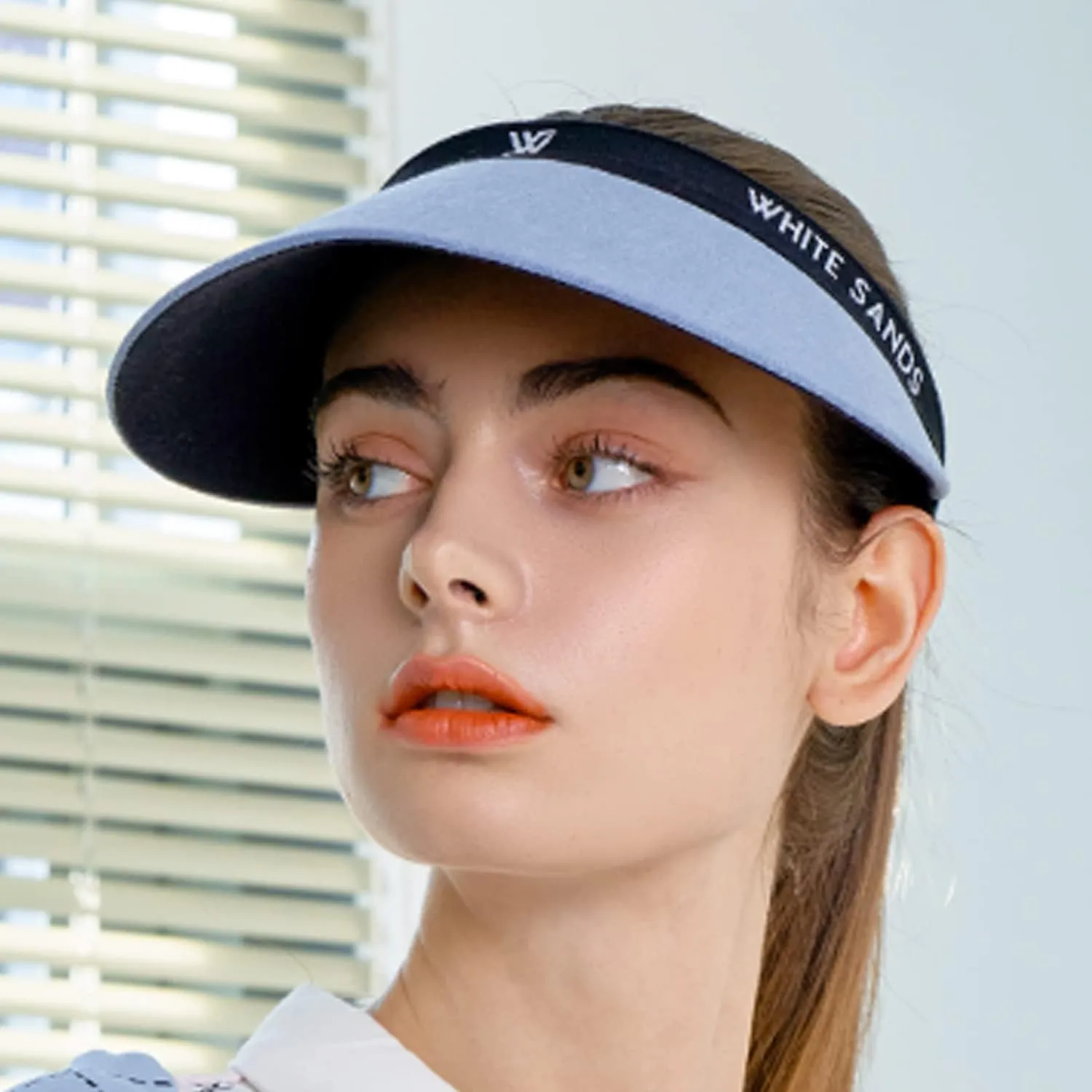 Reversible Linen Sun Cap Two-Tone Sun Visor CHAMELA