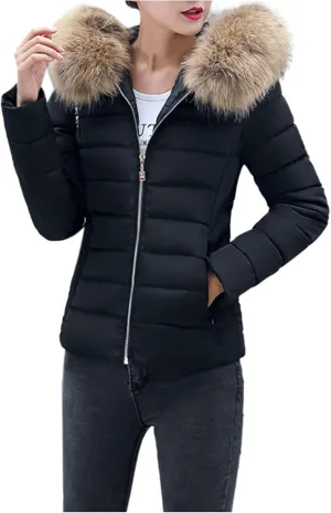 SHAOBGE for Women Plus Size Slim Women's Large Cotton Clothes Wool Cotton Padded Warm Padded Thick Coat Winter Maternity