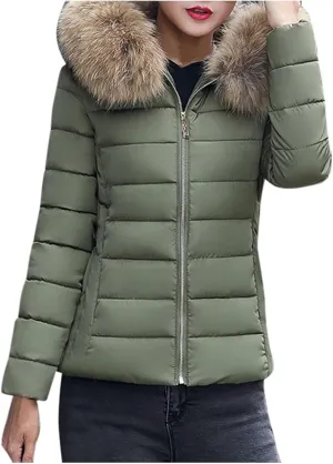 SHAOBGE for Women Plus Size Slim Women's Large Cotton Clothes Wool Cotton Padded Warm Padded Thick Coat Winter Maternity