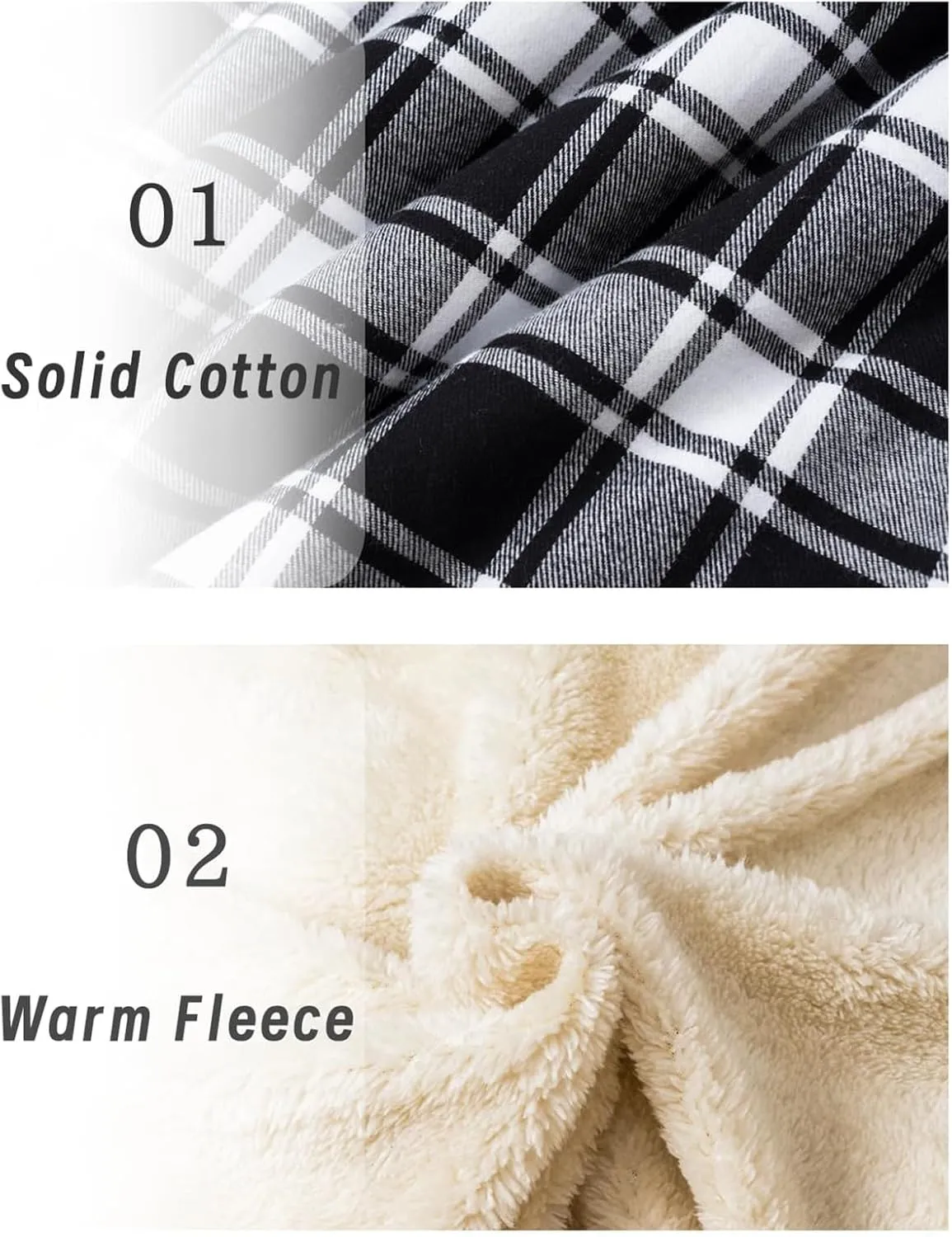 Sherpa Plaid Jacket for Men Hooded Plaid Jackets Fleece Lined Cardigan with Pocket Insulated Thermal Winter Outerwear