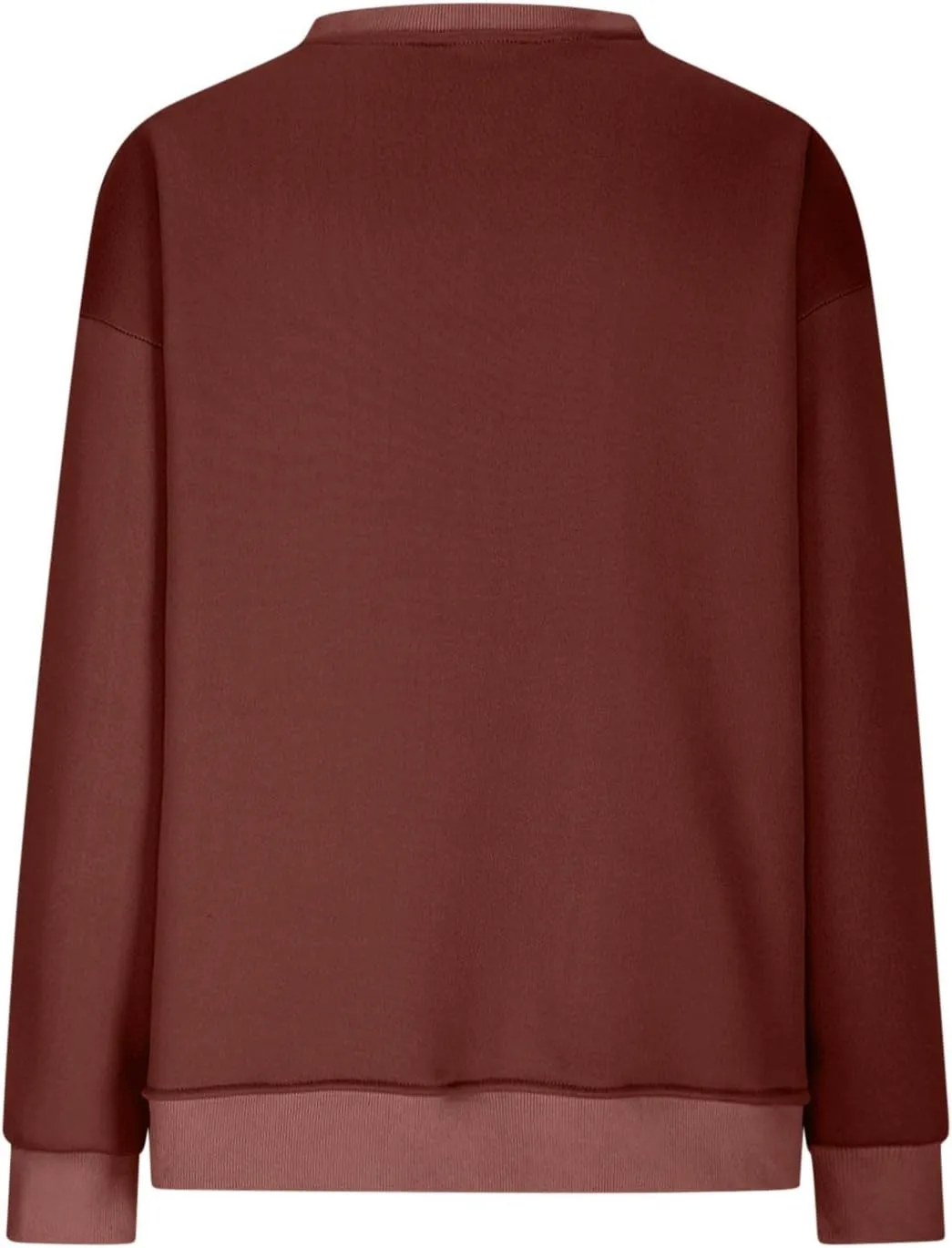 SHOPESSA Oversized Sweatshirt for Women Fall Outfits Crewneck Pullover with Pockets Sweatshirt with Slit Sides