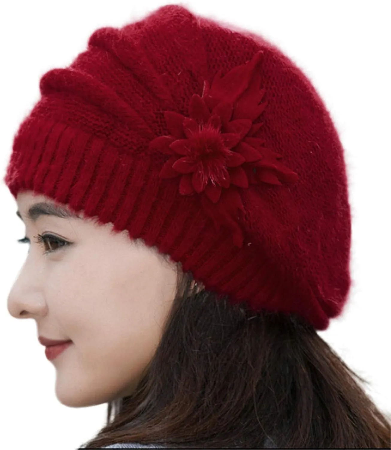Slouchy Hat Sleeping Cap Headwear Head Wrap Cap for Men Women Baggy Knit Sleeping Hat