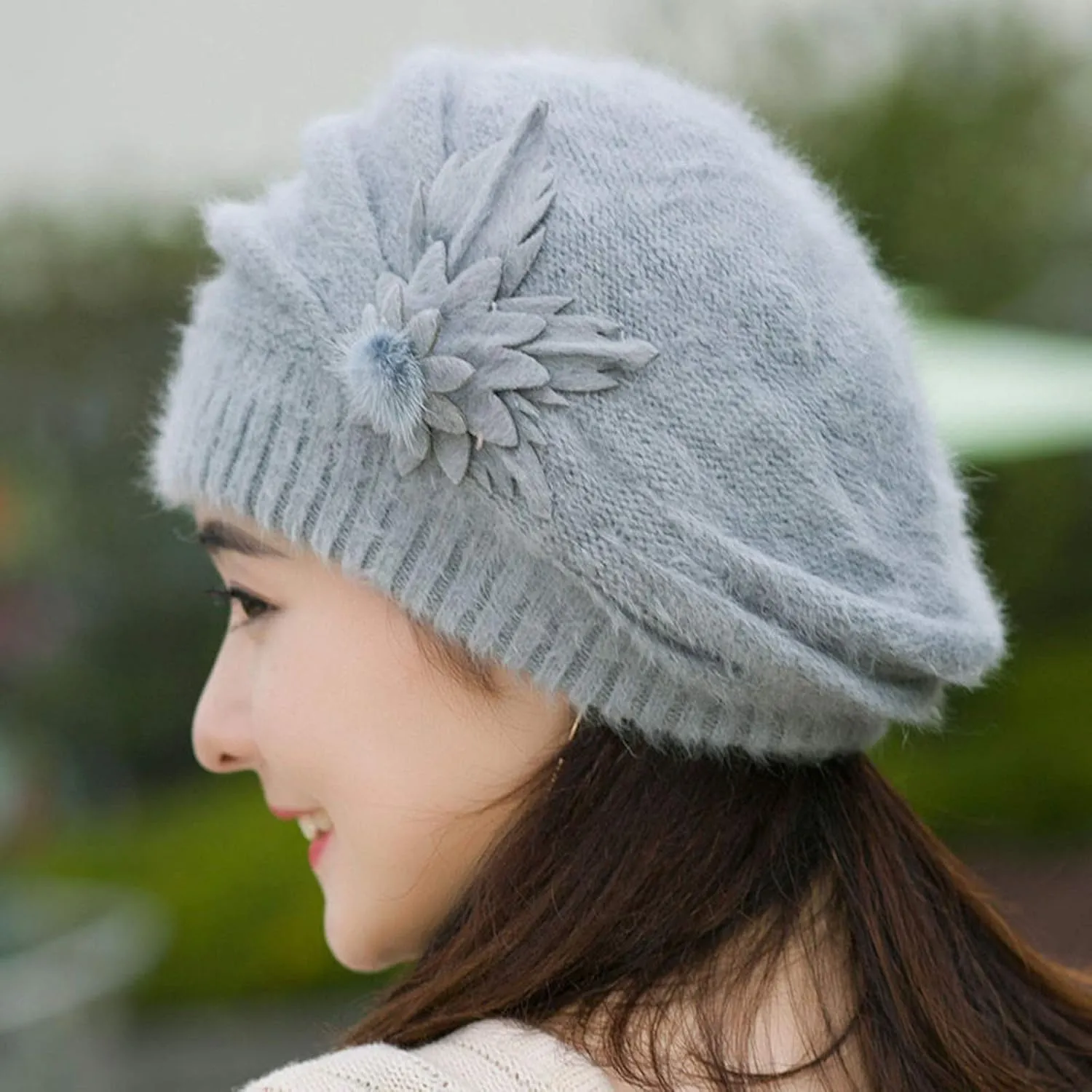 Slouchy Hat Sleeping Cap Headwear Head Wrap Cap for Men Women Baggy Knit Sleeping Hat